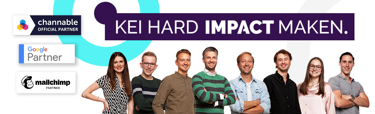 Extra beeld boven tekst op website